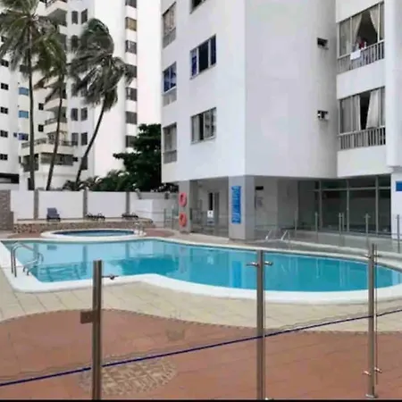 Luxury Wifi Ac Pool At Apartment Cartagena